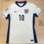 England Nike Dri Fit Adv Home Bellingham 10 Match Shirt 2024 - Size S