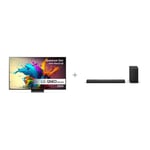 LG 75'' QNED 91 – 4K Mini-LED TV (2024) + LG S70TY 3.1.1 Soundbar Dolby Atmos -tuotepaketti