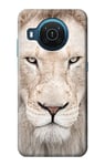 White Lion Face Case Cover For Nokia X20