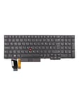 Lenovo - notebook replacement keyboard - with Trackpoint UltraNav - Portuguese - Kannettavan tietokoneen näppäimistö - vaihtoon - Portugalilainen - Musta