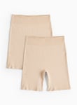 Tu Smoothform™ Anti-Chafe Shapewear Shorts 2 Pack S Nude female