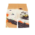 Molo GOTS Adi Shorts Alien Tourists | Orange | 116 cm