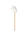 Goki Wooden Hobby Horse White with Star