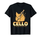 Cello Instrument Funny Playing Musical Lesson T-Shirt