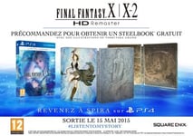 Final Fantasy X/X2 HD Remaster Steelbook PS4