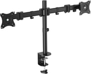 LogiLink Dual Monitor Mount Stand with Adjustable Arm 13-27"