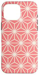 Coque pour iPhone 16 Pro Max Pink Beige Cubes Hexagons Triangles Stars Mesh Pattern