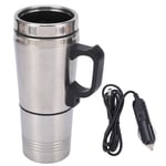 Car Travel Kettle 12v 350ML+150ML Heated Travel Mug Fast Boil Cigarette Lighter