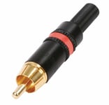 Neutrik Connector RCA Male Metal Black NTR-NYS373-2