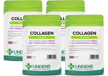 Collagen Marine 400mg - One-A-Day 360 Capsules (4 x 90) - Type 1 Peptides