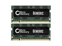 Coreparts - Ddr2 - Sats - 4 Gb: 2 X 2 Gb - So Dimm 200-Pin - 800 Mhz / Pc2-6400 - Ej Buffrad - Icke Ecc