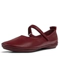 Camper Women's Right Nina K201365 Ballet Flat, Burgundy 007, 2 UK