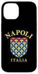 Coque pour iPhone 14 Drapeau de l'Empire romain de Naples - Souvenir de l'Italie - Drapeau Napoli