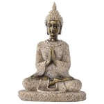 Kontors Trädgård Familjerum Abstrakta Prydnader Figurer Konstgåva Buddha Staty Trädgårdsprydnad Handknut Buddah Budha Utomhus Sittande Buddha Skulptur