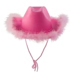 Cowboyhatt Raw Edge Cowboyhatt ROSA Pink