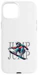 Coque pour iPhone 15 Plus Snowboard freestyle freeride sports d'hiver en poudreuse