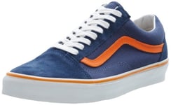 Vans U Old Skool Dark Denim/PERS, Basket Adulte Mixte - Bleu - Blau (Dark Denim/Persimmon), 39 EU