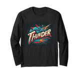 Thunder and Clouds for rock'n roll Music Lovers Long Sleeve T-Shirt