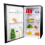 SIA LFS01BL-AMZ1 Black Under Counter Fridge, 91L Capacity, 48cm Wide, Freestanding Larder, E Rated, 2 Years Parts and Labour Guarantee