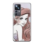 ERT Group Coque de téléphone Portable pour Xiaomi 12T Original et sous Licence Officielle Disney Motif Ariel 005 Parfaitement adapté à la Forme du téléphone Portable, Coque en TPU