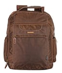 Montichelvo Montichelvo Backpack Brown BN Pr New York Cartable, 42 cm, Multicolore (Multicolour)