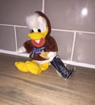 Disney Plush Donald Duck Fantasia 2000 Stuffed Animal Bean Bag 8" - WITH TAGS