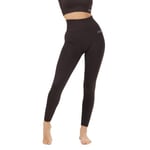 Drop Of Mindfulness Sesh Seamless Tights, M, Mörkbrun