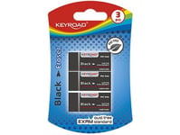 Keyroad Universal Gummiband Svart 3 St.