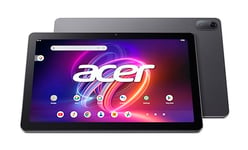 Acer Iconia Tab P10 (P10-21Q-83VZ) Tablette 10" 2K QLED IPS Touch Display MediaTek MT8781 Octa-Core Processeur 6 Go LPDDR4X RAM 256 Go UFS Android 14 Gris + Étui Portefeuille