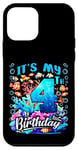 Coque pour iPhone 12 mini C'est mon quatrième anniversaire, mon garçon Sea Fish Ocean Animals Aquarium