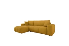 Flo Sofa med Divan 3-seter - Gul sjeselong