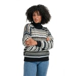 Dale of Norway Utsira Sweater - Pull en laine mérinos femme Coffe / Off White / Dark Grey S