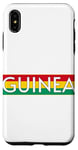 iPhone XS Max GUINEA FLAG SPORTS SOCCER FOOTBALL ATHLETIC TEAM JERSEY Case