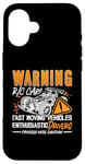 iPhone 16 Warning R/C Cars Fast Moving Remote Control RC Model Racing Case