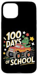 iPhone 15 Plus 100 Days Of School Monster Truck T Rex Case