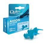 Quies Air Travel ear plugs with Filter Flight Plugs 1 Pair - Packaging May Vary