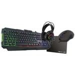 Pack Gamer 4 en 1 - The G-Lab - COMBO ACTINIUM - Souris Filaire - Clavier Fil...