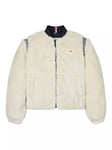 Tommy Hilfiger Kids' Faux Fur Bomber Jacket Calico