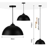 2x Suspension Luminaire Lampe suspendue Abat-jour Cuisine Design Lampe suspendue - Einfeben