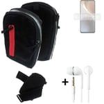 Shoulder bag / holster + earphones for Motorola Moto G32 Belt Pouch Case
