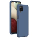 Coque Samsung G A12 Silicone SoftTouch Bleue Bigben - Neuf