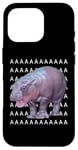 Coque pour iPhone 16 Pro Moo Deng Bébé Hippopotame