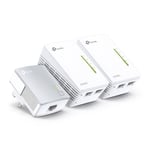 Tp-Link Tl-Wpa4220t Kit 300Mbps Av600 Wireless N Powerline Adapter Triple K