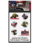 Transformers Temporary Tattoo Pack - 4 sheets, 24 tattoos