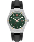 Miesten kello Swiss Military Hanowa Sidewinder Leather Green