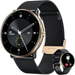 Montre Connectée Femme Fitness Smartwatch: 1,43"" Amoled Smart Watch Avec Appels Bluetooth Compatible Android Ios Montre Intelligente Ronde Avec 123 Sports Mode Moniteur De Tension [Alp230651]