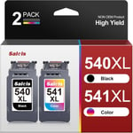 Salols Ink Cartridges 540 and 541 XL Twin Pack 540XL 541XL 