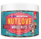 ALLNUTRITION Nutlove Whole Nuts - Peanuts in White Chocolate - Sugar Free Chocolates - No Added Sugar Chocolate -White Crunch - Low Calorie Sweets - Healthy Snack - 300g