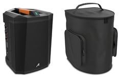 Audibax Roma 240 Go - Enceinte de Sonorisation Active Portable - Puissance 240W - Enceinte Amplifiée avec Bluetooth - Batterie Rechargeable 6,5" - Supporte la Fonction TWS - Bluetooth de 15 mètres