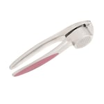 Wiltshire Colour Rush Garlic Press, Chrome Plated, Anti-Slip Soft Grip Handle, Kitchen Garlic Crusher, Press, Mincer, Heavy Duty, Strong and Durable, Easy to Use, Pink, 15.8x3.9x2.8cm